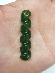 Garth Wilson custom made pounamu jade greenstone DNA strand