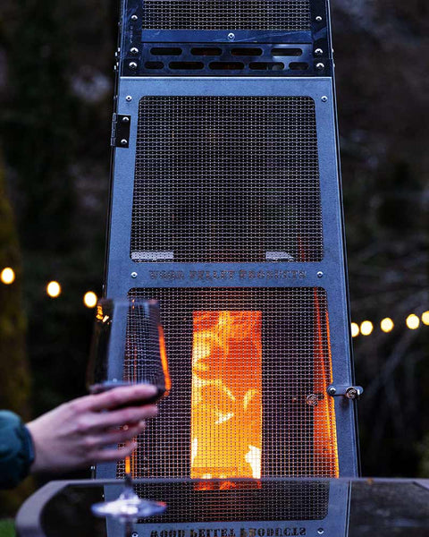 Timber Stoves Pizza Hood for Big and Lil' Timber Pellet Patio Heater