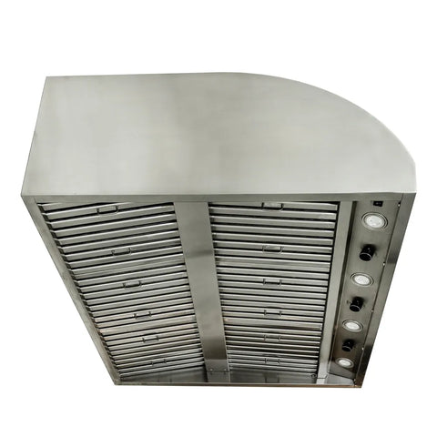 Full view of the Blaze Grills 42-Inch Vent Hood in white background
