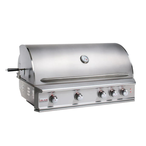 Side view of Blaze Grills Professional LUX Built-In Gas Grill in white background