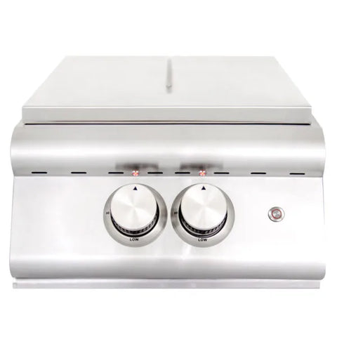 front view of Blaze Premium LTE Power Burner in white background