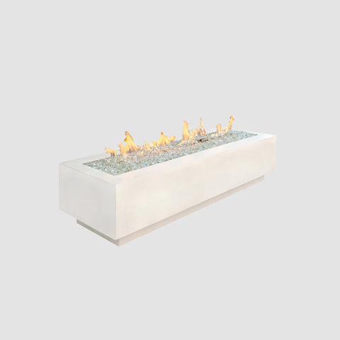 Main product image of the Fire Pit Table with flames, showcasing the overall design and ambiance.