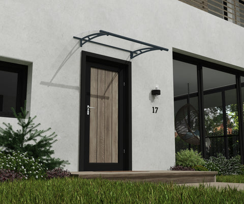 Canopia Aquila 1500 Awning used at house entrance.