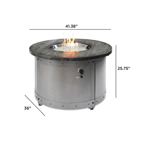 Dimensions of Edison Fire Pit table