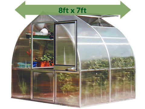 dimensions of Exaco Riga Greenhouses 2S