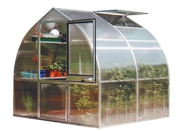 Riga Greenhouses 2S opened door and window