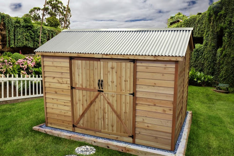 12×8 Shed with Engineered Siding with Metal roof