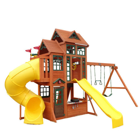 Empty canyon ridge playset for kids