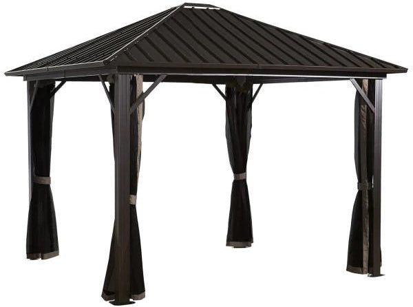 Sojag Genova Gazebo 10 x 10 ft - Backyard Oasis