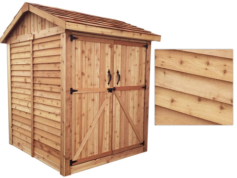 Space Master Storage Shed  Architect Knotty® Siding