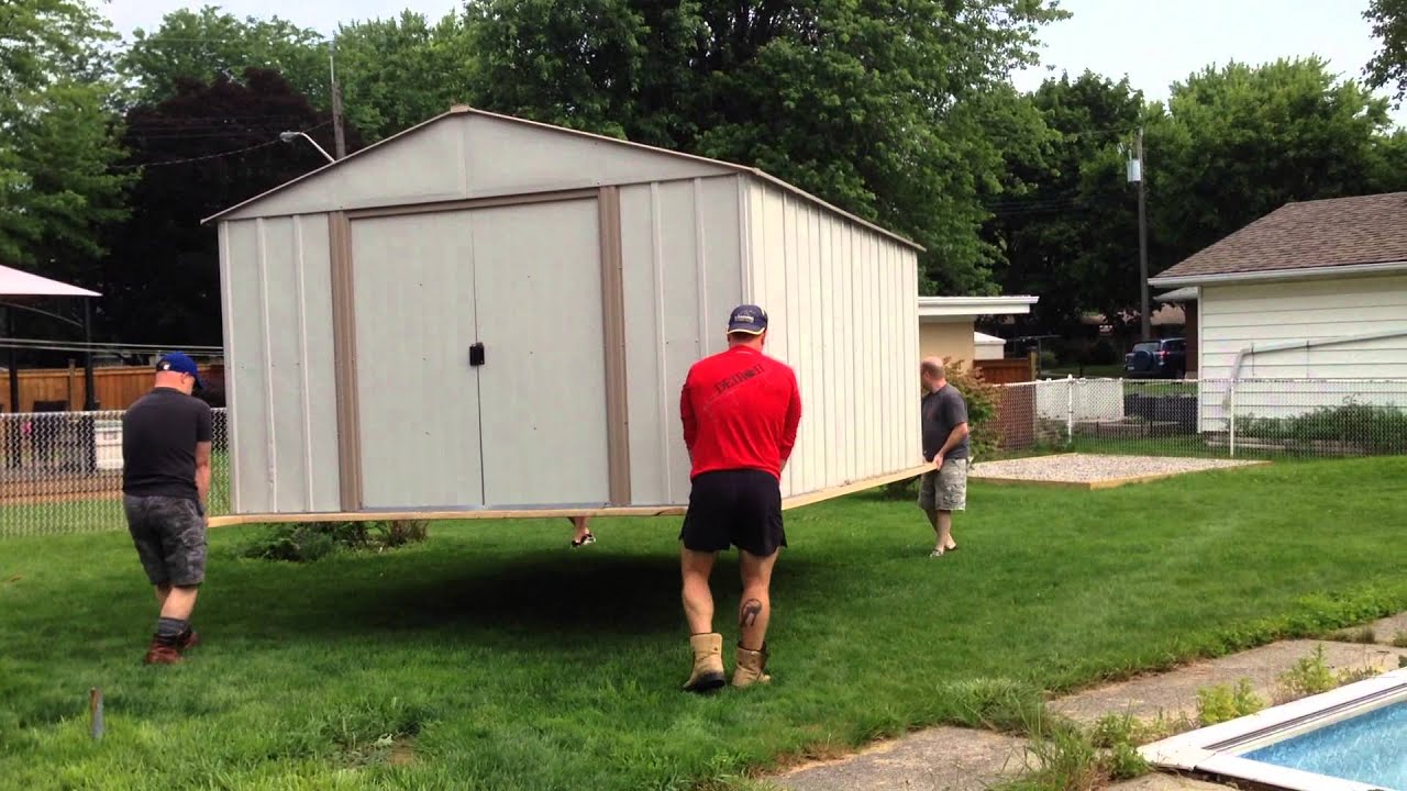 Hand move your shed