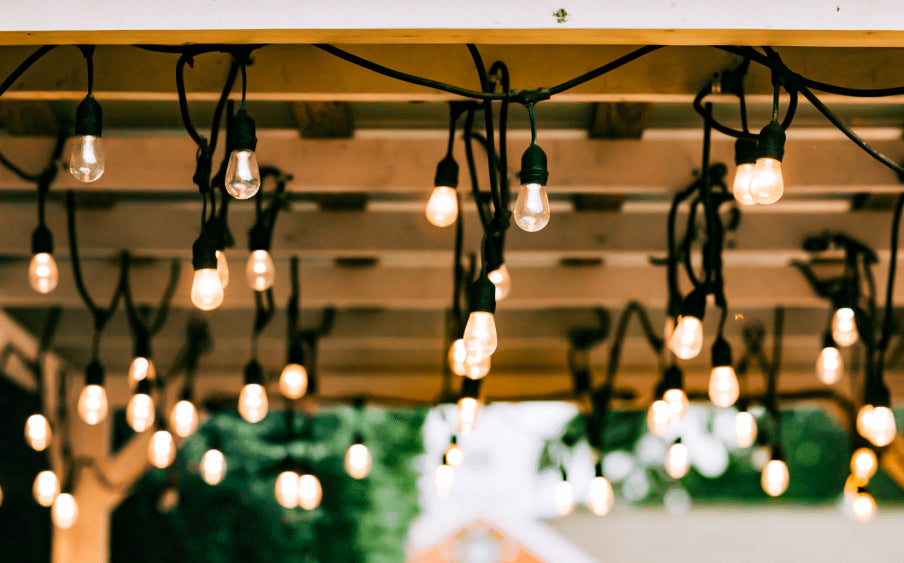 hooked string lights