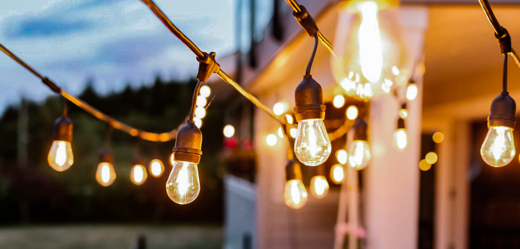 outdoor rated bulb string lights