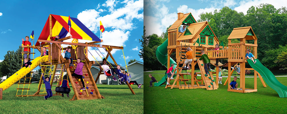 rainbow playset vs gorilla playset