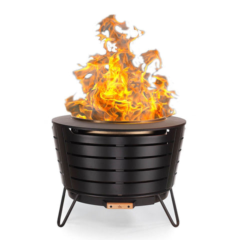 TIKI Brand Smokeless 24.75 in. Patio Fire Pit on a white background