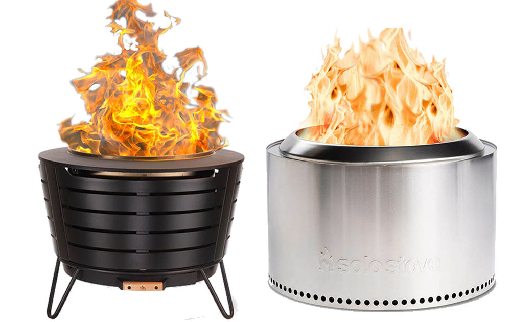 an illustrative comparison between TIKI Brand and Solo Stove