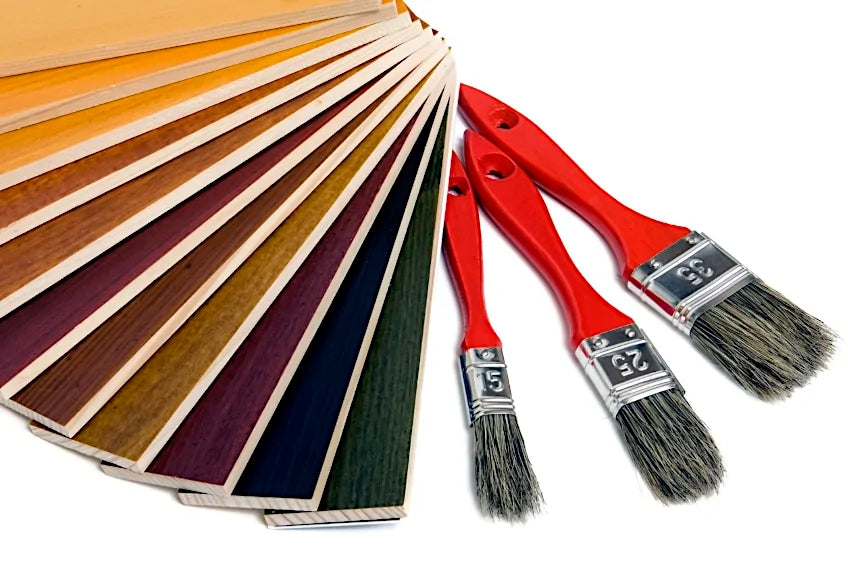 pergola stain color options with paint brush