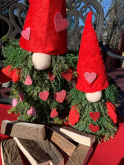 Acadia moose antler chews in valentine setting