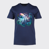 Kids Octopus T Shirt - Navy
