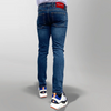 005 Men's Tribal Society Luxury Edition Slim Fit Jeans - Blue/Red Tribal Society