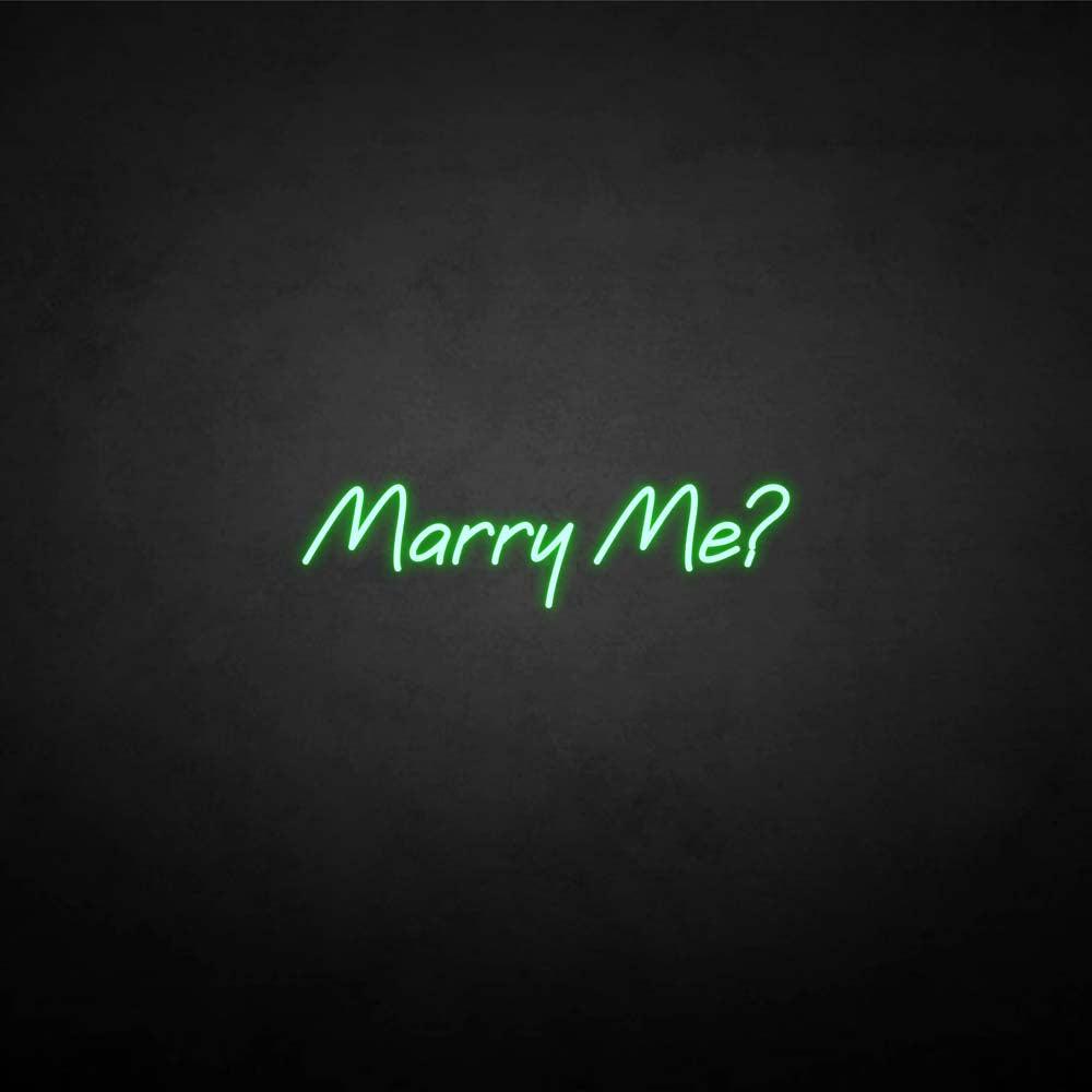 Marry Me Neon Sign