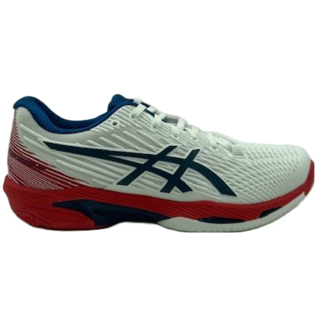 Asics Men's Solution Speed FF 2 Tennis Shoes - White/ Mako – About Tennis