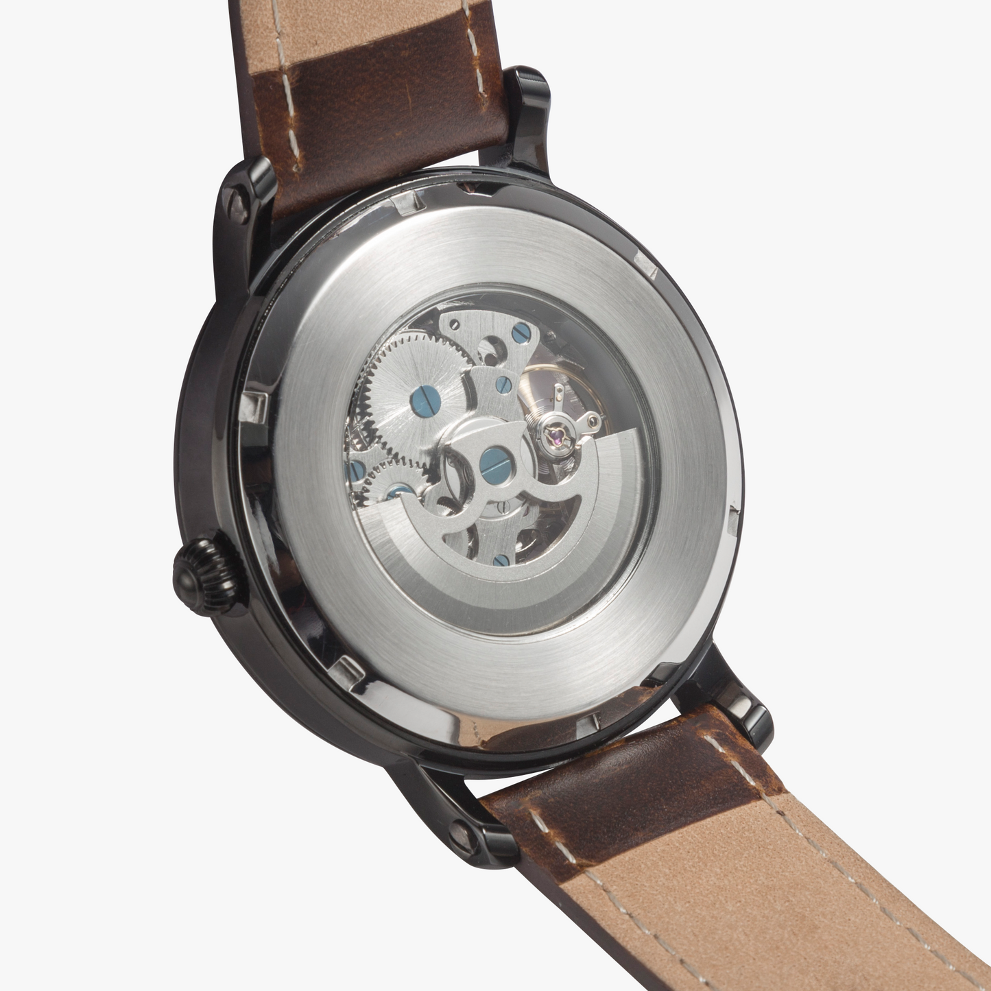 Automatic leather watch "Collector" (with indicators)