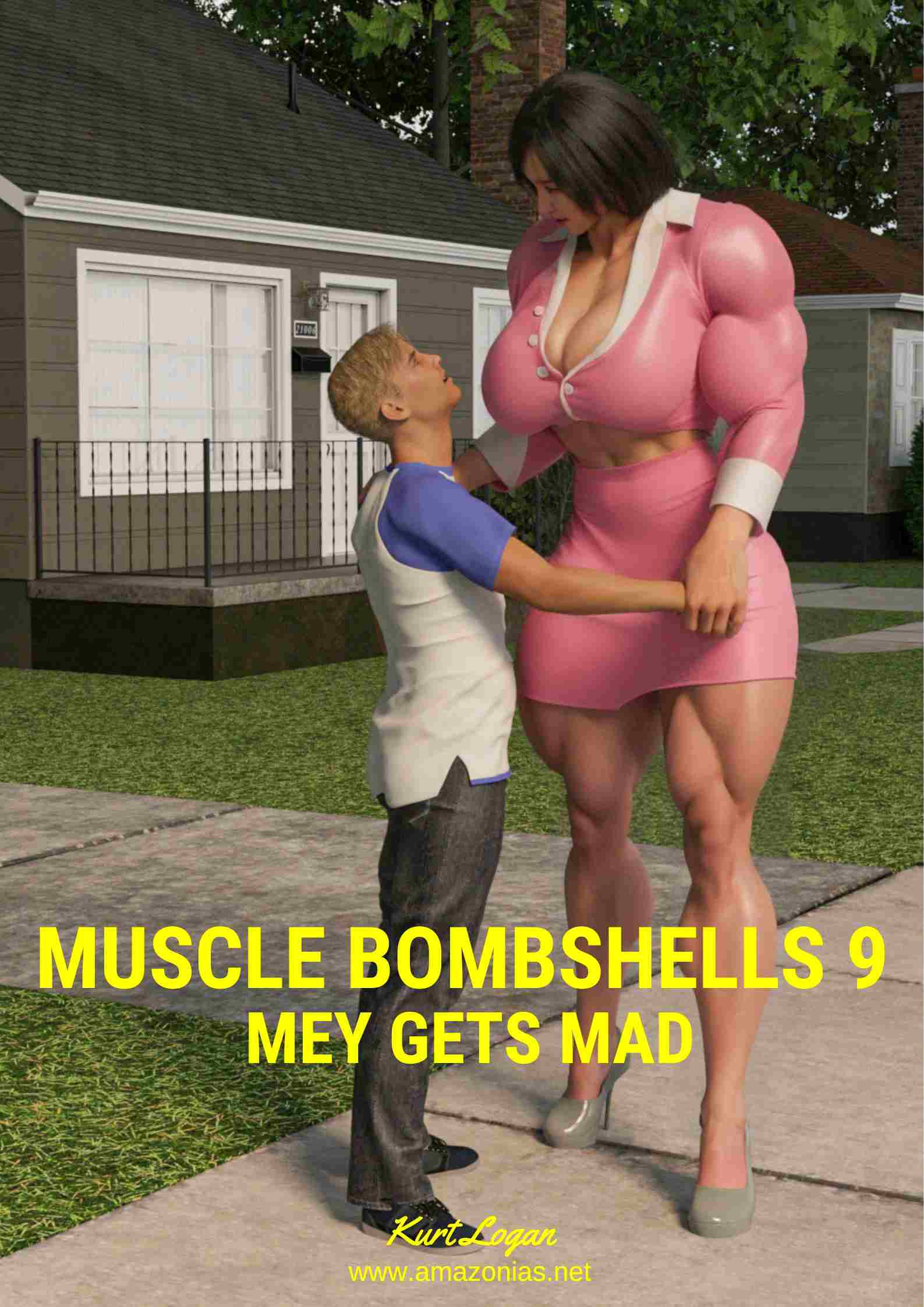 Muscle Bombshells 9: Mey gets mad