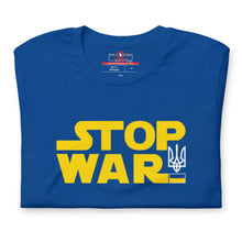 Cargar imagen en el visor de la galería, STOP WAR - Ukraine Unisex t-shirt
