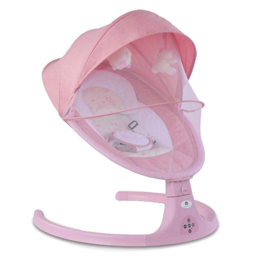 pink baby bouncer chair