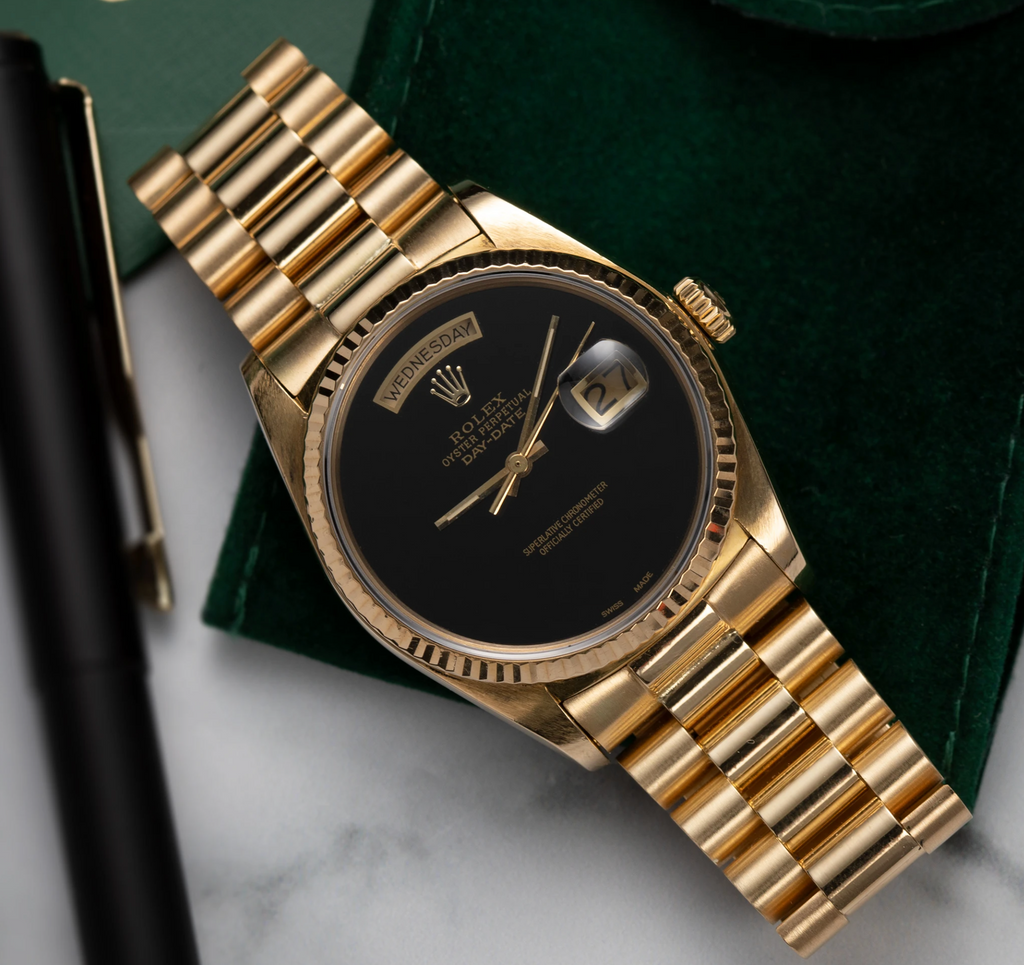 Introducing The 1994 Rolex Day-Date 'President' 18238 With Onyx Dial –  Watches Of Wales