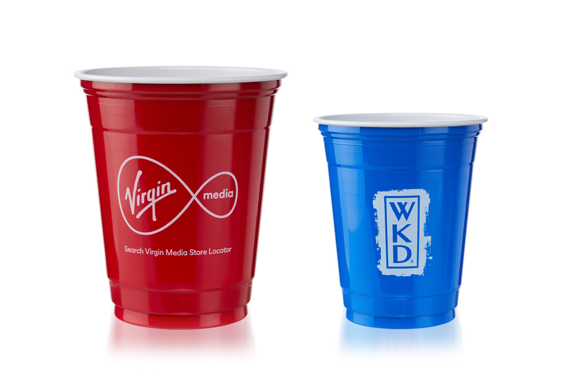 Red And Blue American Party Cups Custom Printed With Your Logo 7003