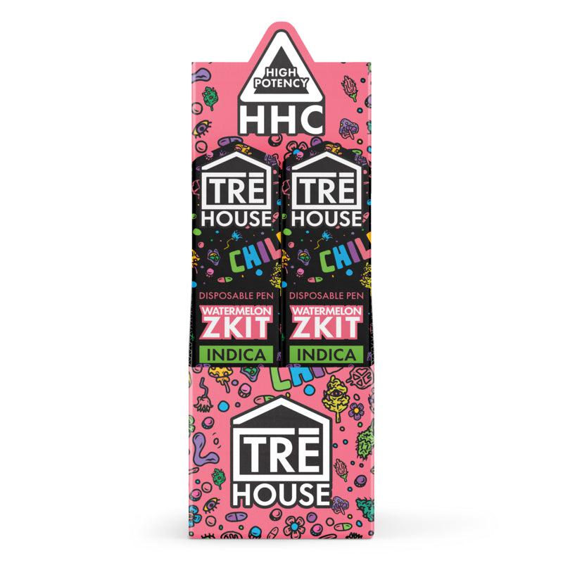 TRE House - HHC Vape - Watermelon Zkit Disposable - 2 Grams - 10 Pack