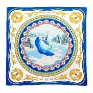 Phoenix of the Sapphire World Silk Scarf - Shen Yun Shop