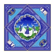 Mongolian Bowls Silk Scarf - Shen Yun Shop