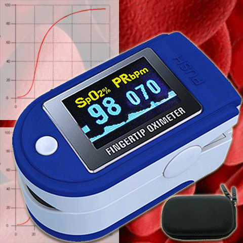 Oxymètre de doigt professionnel Saturomètre Capteur saturation oxygène  DRA0024 - Sodishop