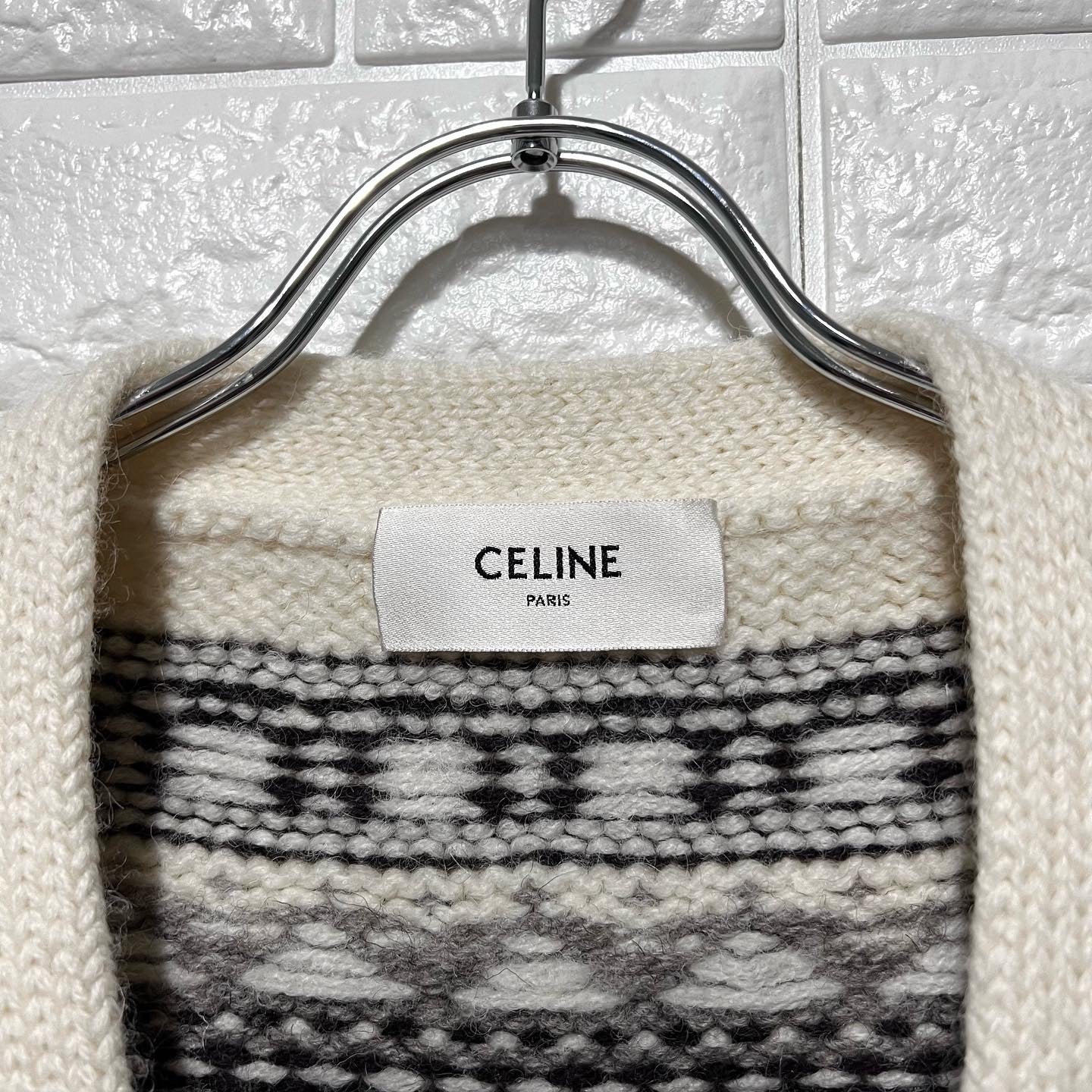 SALE／60%OFF】 CELINE オーバーサイズスウェットカーディガン サイズS