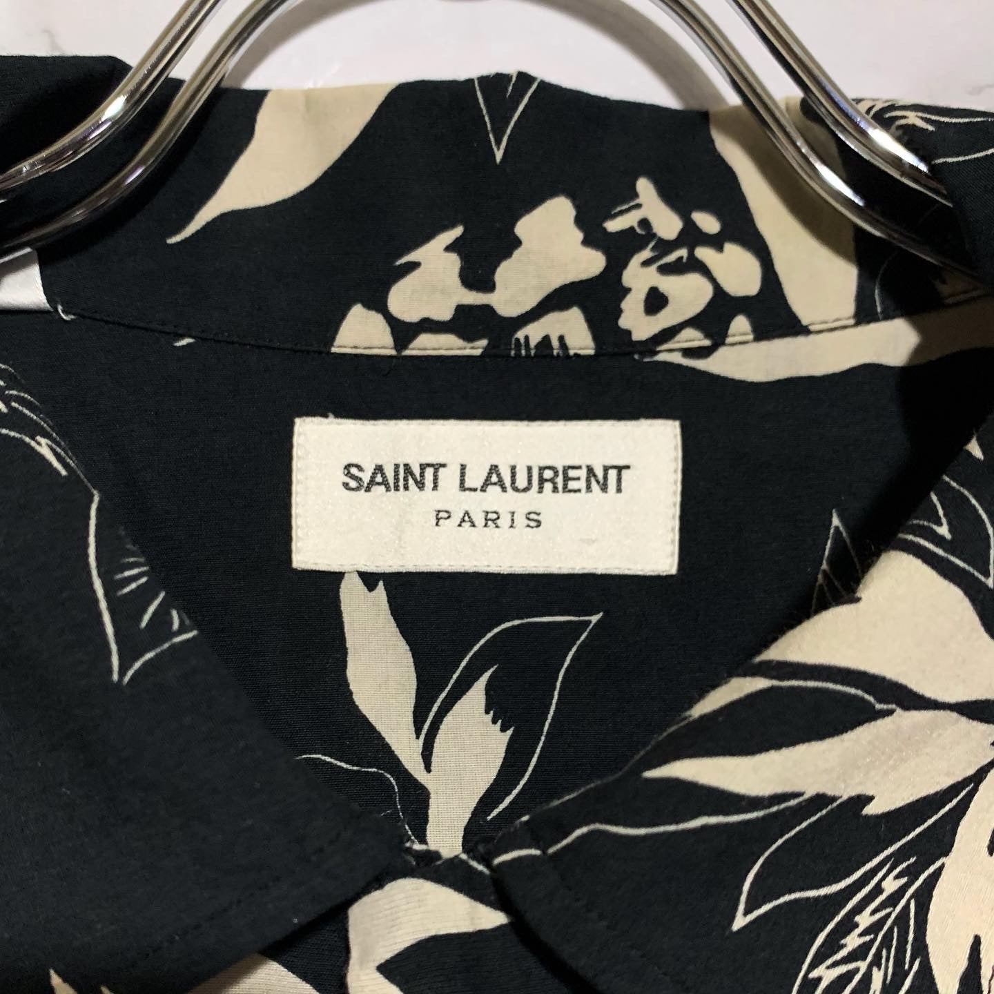 サンローランパリ/SAINT LAURENT PARIS 17SS ボタニカルアロハ