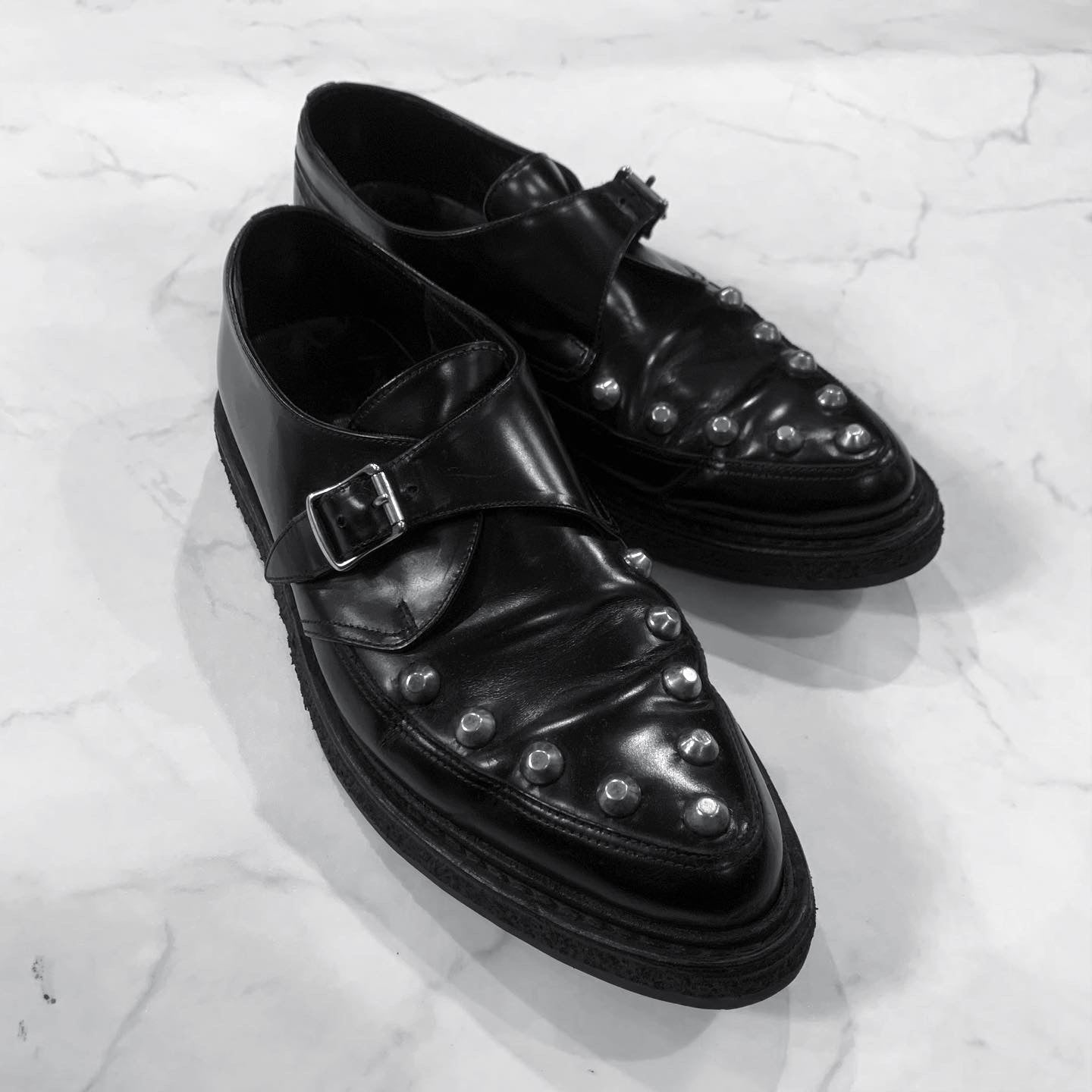 14AW SAINT LAURENT PARIS CREEPER SHOES-