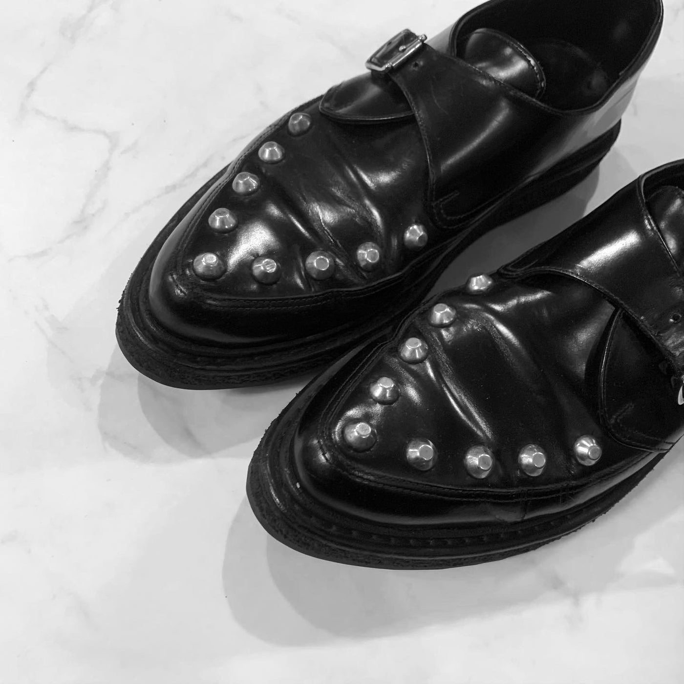 saint laurent スタッズクリーパー 14aw-