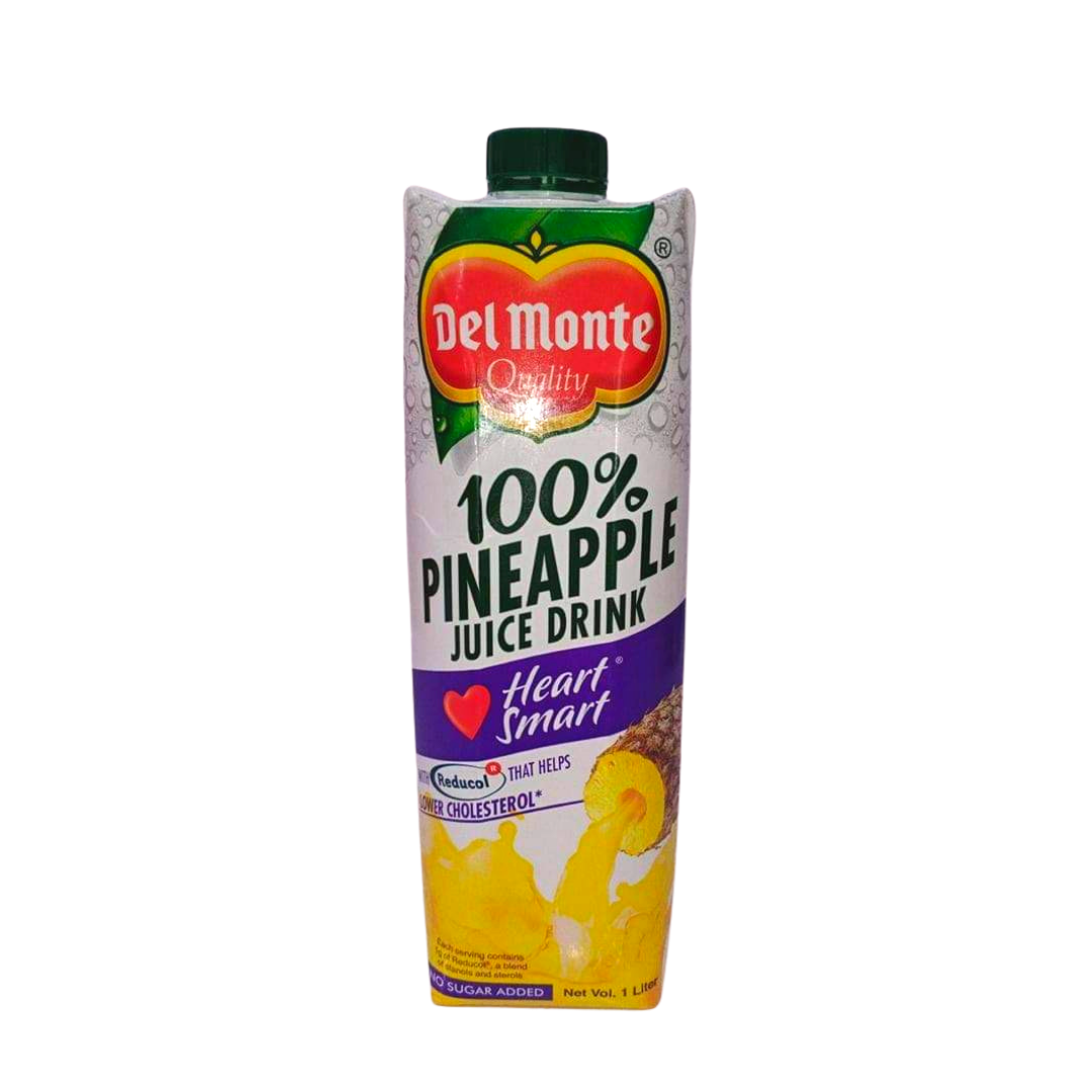 Del Monte Heart Smart 100% Pineapple Juice Tetra 1 liter – Deli Grabs