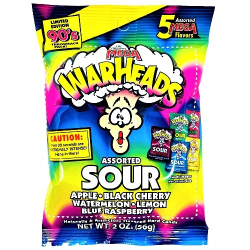 TOXIC WASTE | 3-Pack Toxic Waste Original Yellow Drums of Assorted Sour  Candy - 5 Flavors: Apple, Watermelon, Lemon, Blue Raspberry, and Black  Cherry