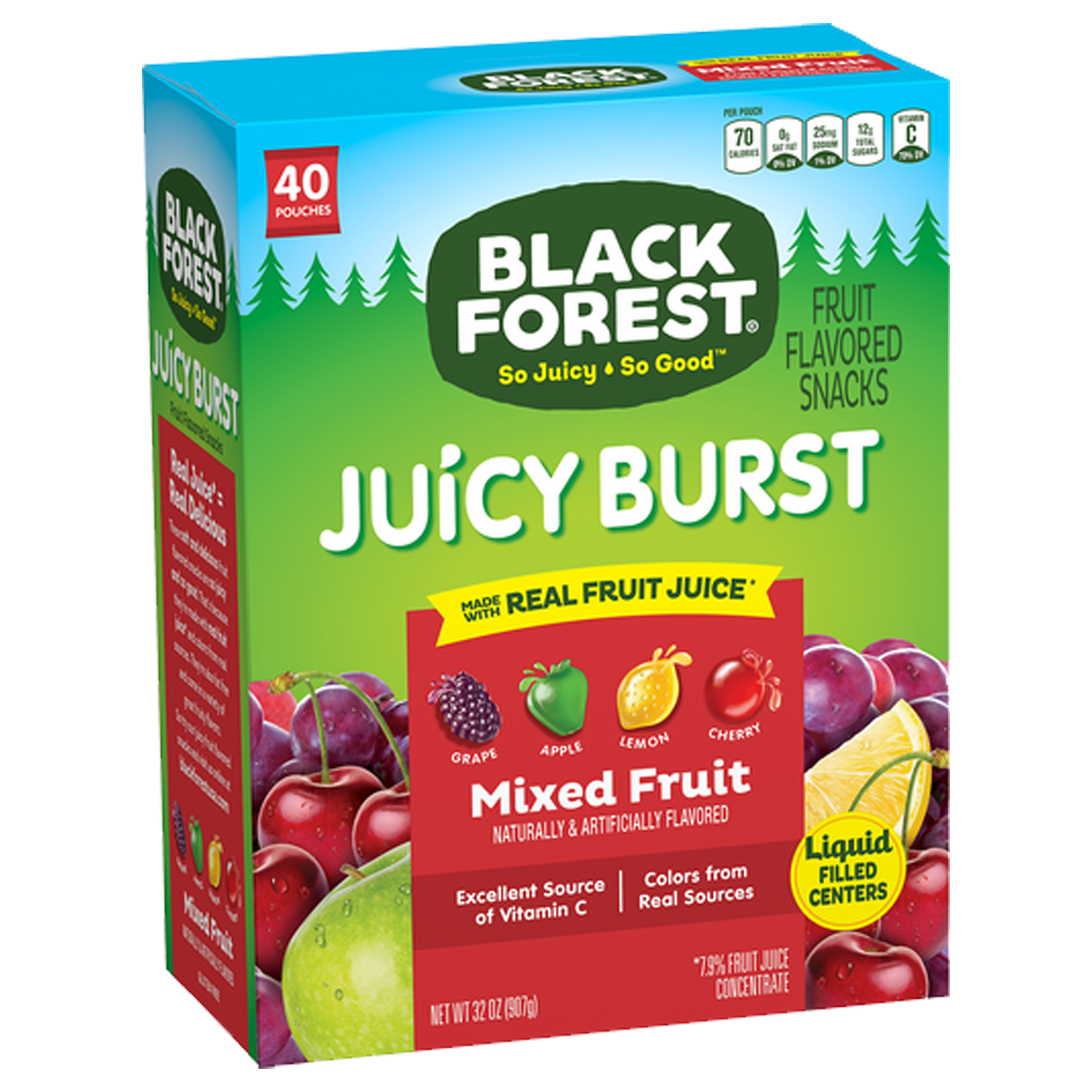 black forest juicy burst nutrition