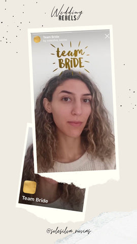 Team Bride Wedding Story Filter