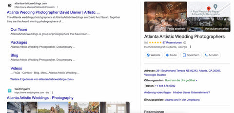 Optimize Google Business Entry SEO for Wedding Photographers