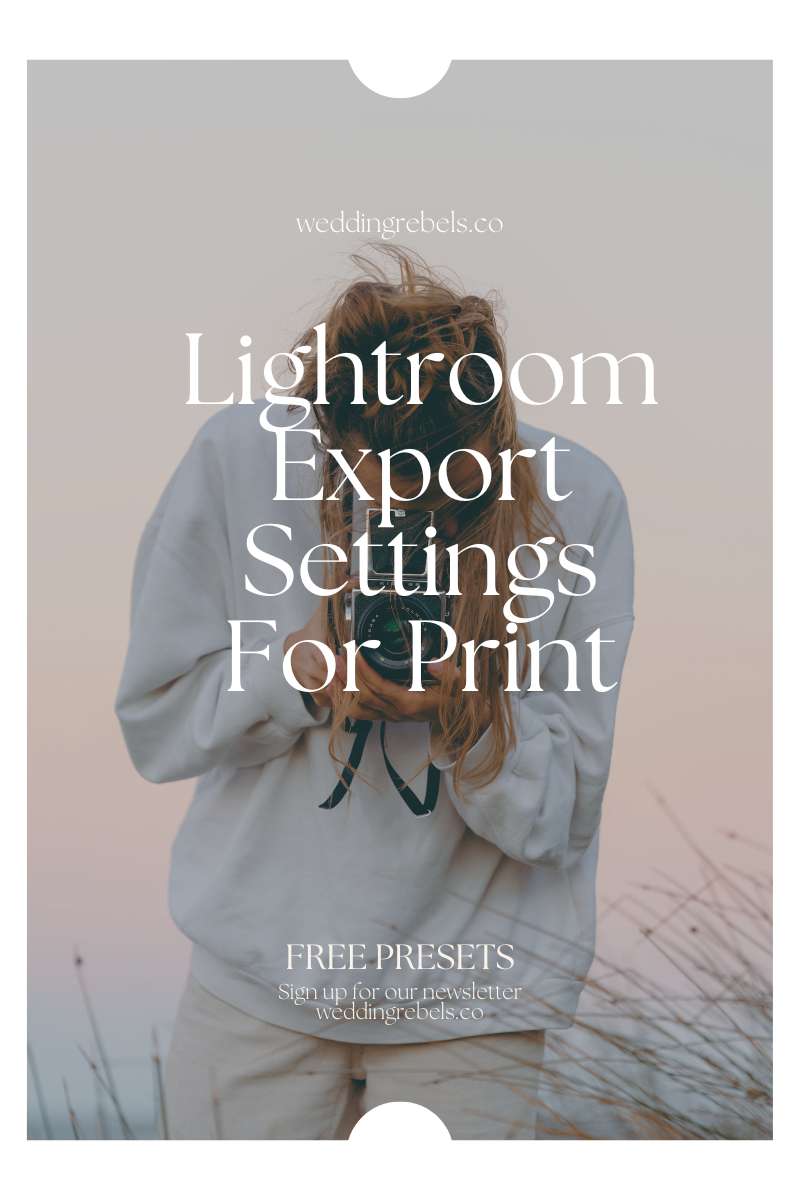 lightroom export settings for print