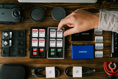 Sd card management for wedding photographers