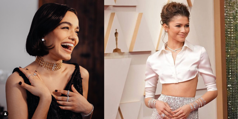 Rachel Zegler Zendaya-2022-OSCARS-Jewellery