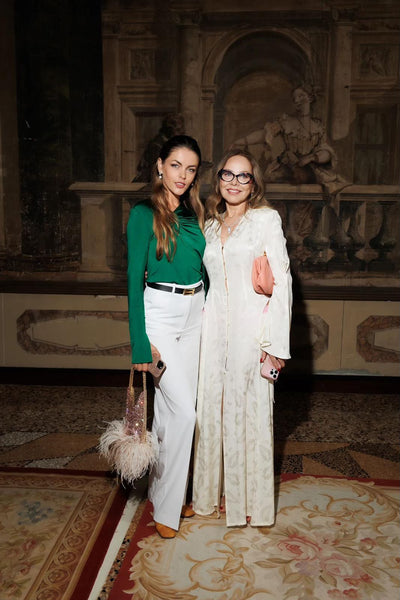 Bozena Janisiw and Ornella Muti