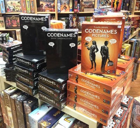 Codenames series board games blog post